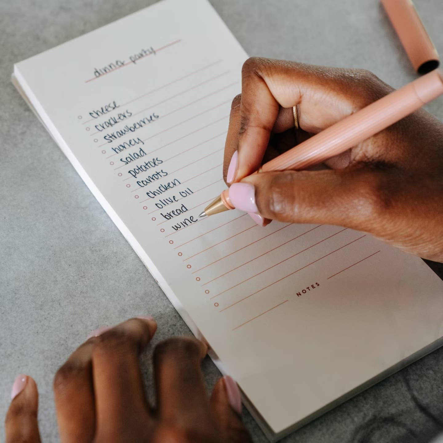 Wild Arrangement Slim Notepad