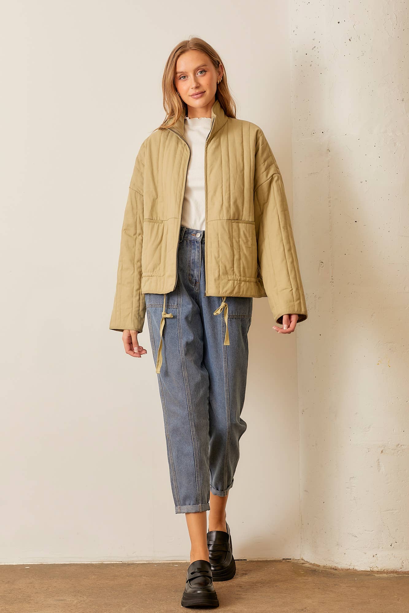 Cotton Twill Padded Jacket