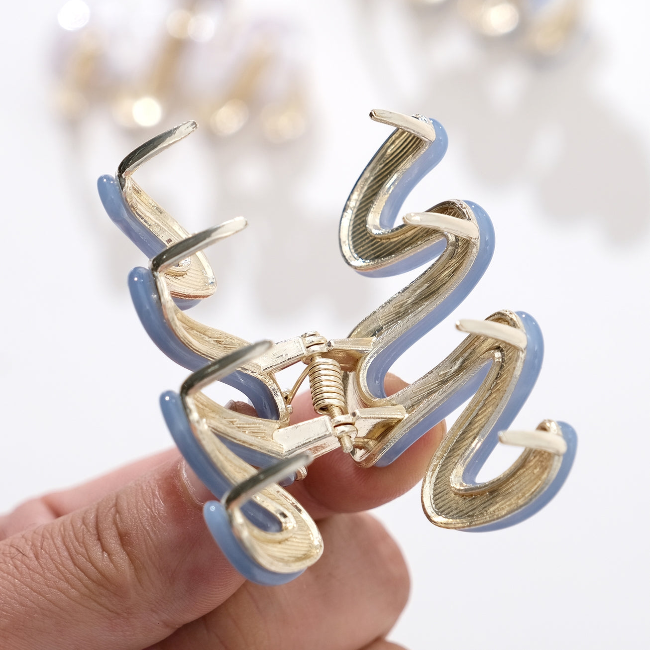 Coastal Waves Claw Clip - Small