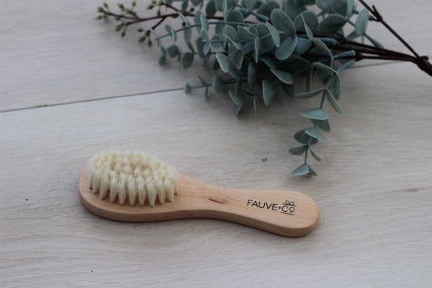 Goat Hair Baby Brush