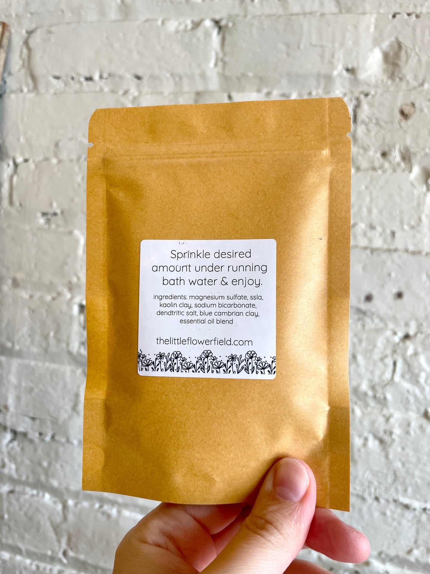2 oz. Unwind Bath Foam - The Little Flower Field