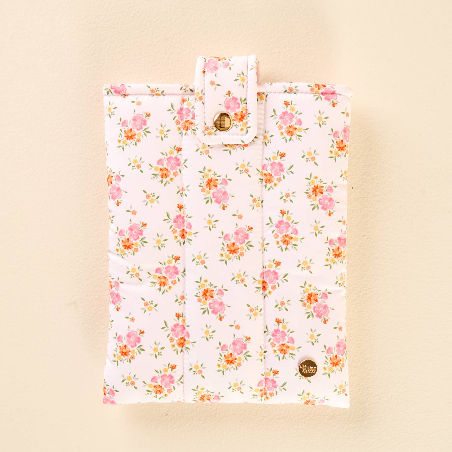 Quilted Book/Device Cover - Cheerful Florals