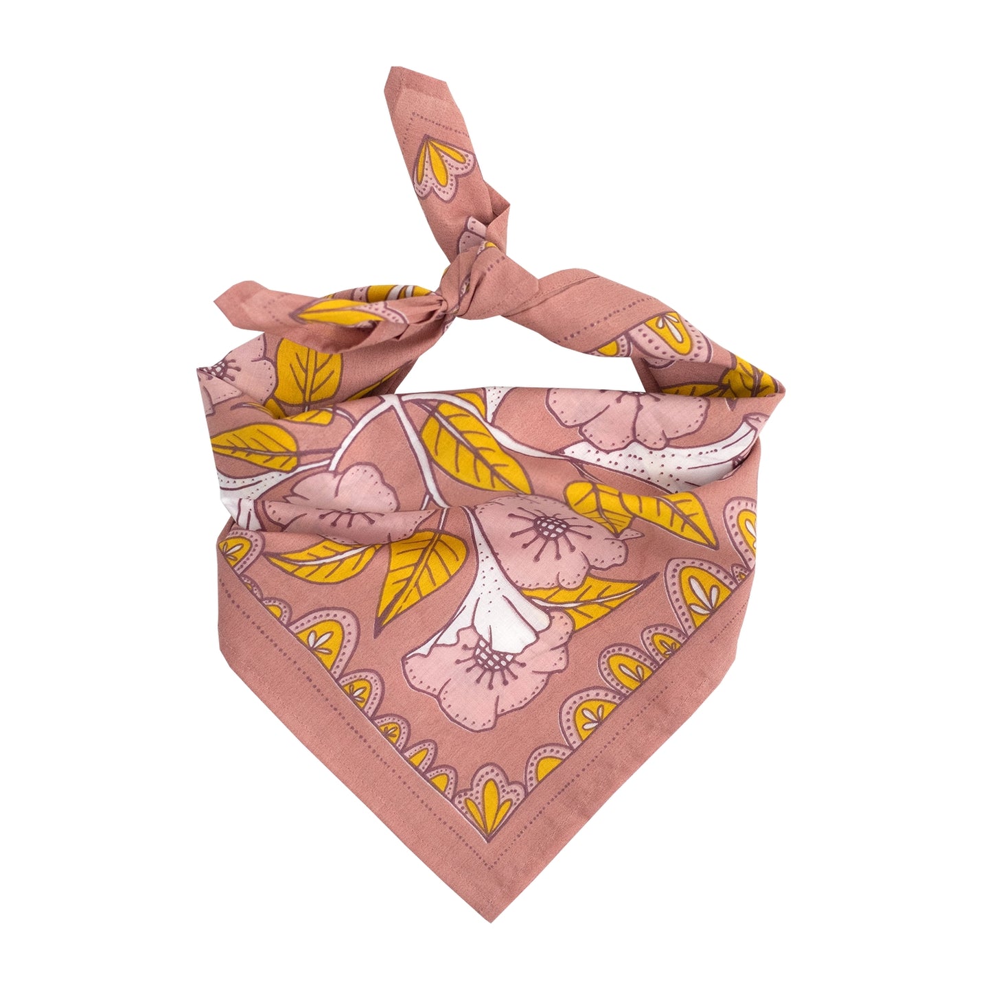 Pink Evangeline Bandana - 22"