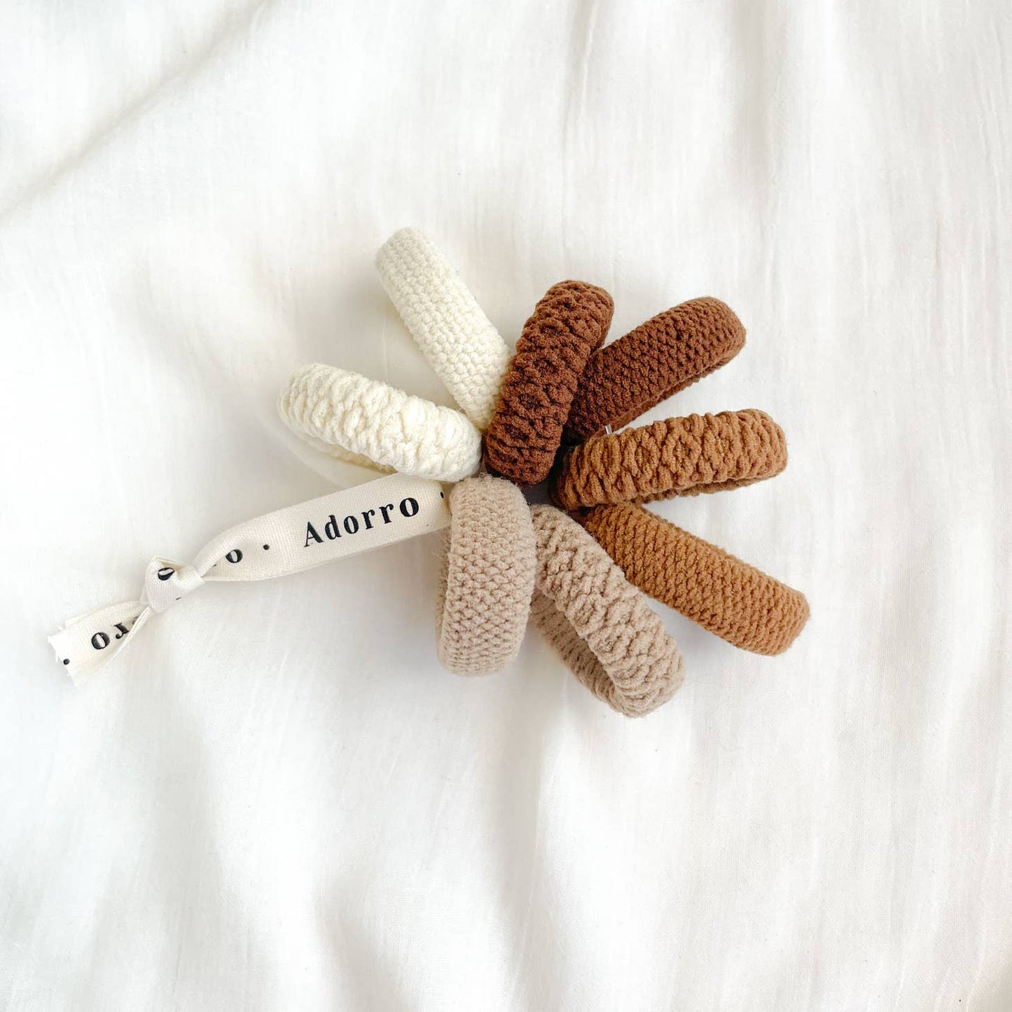 Neutral Seamless Textured Hair Tie - Assorted