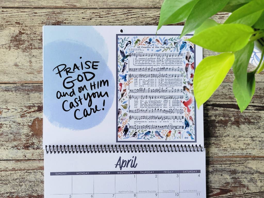 2026 Hymn Calendar: A Year of Praise and Encouragement