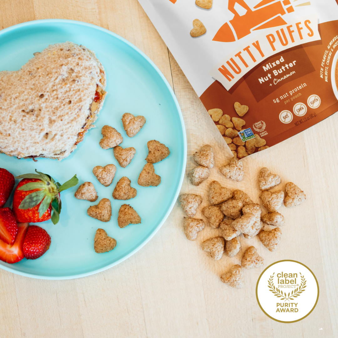 Organic Mixed Nut Butter Puffs Kid and Baby Snacks