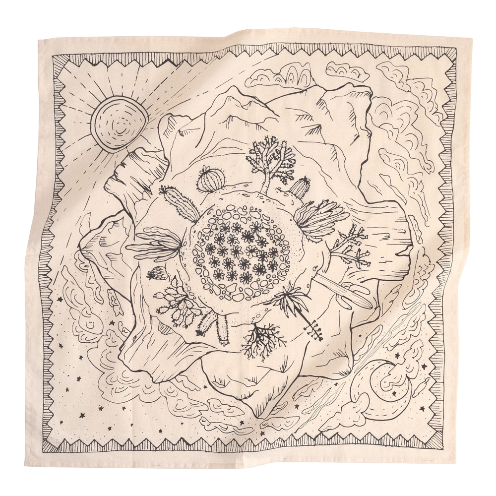 Cream Desert Bandana - 22"
