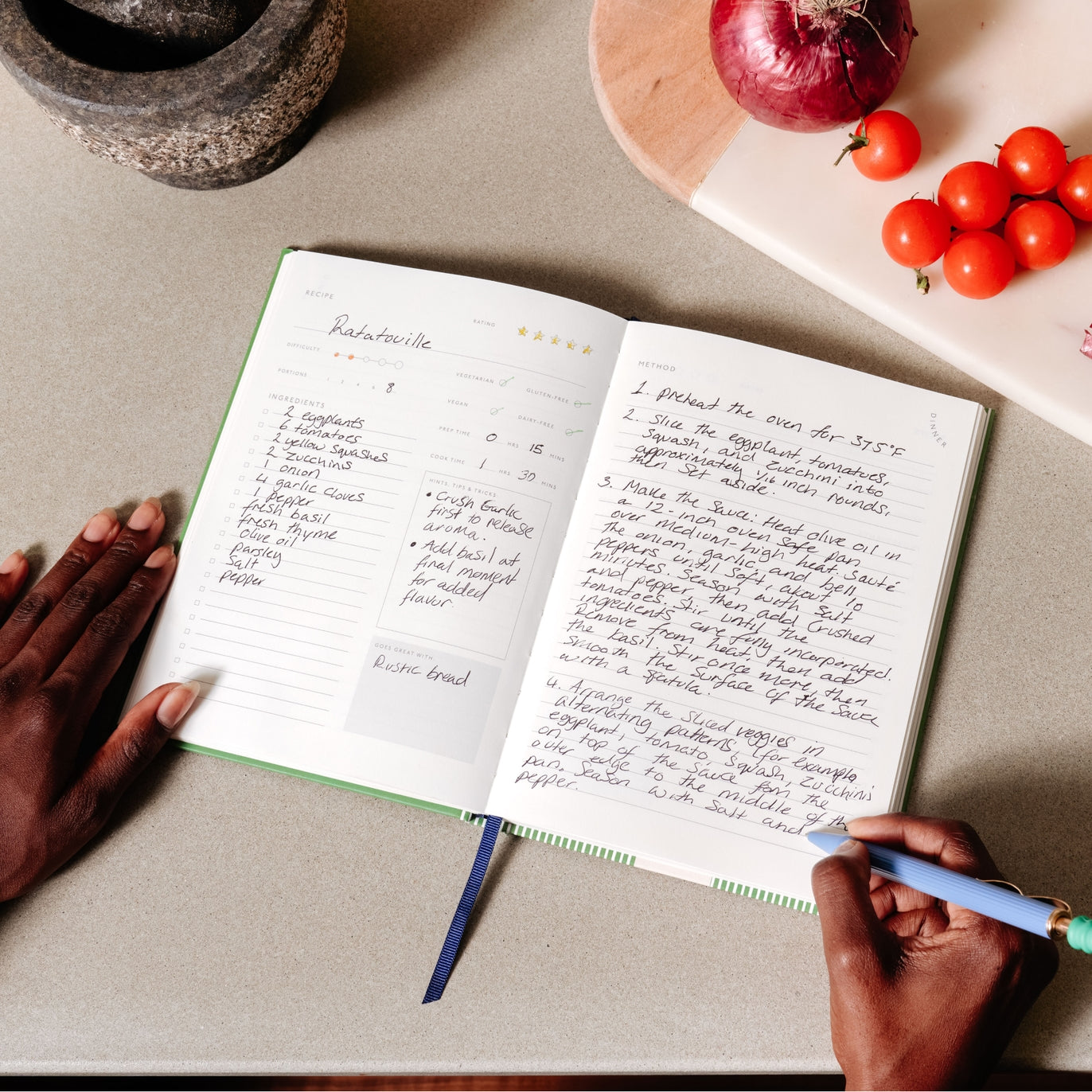 Mushroom Harcover Recipe Journal