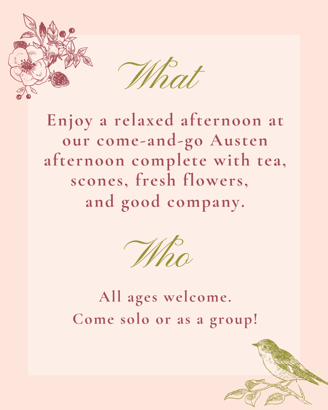 A Very Austen Afternoon - April Tea Party
