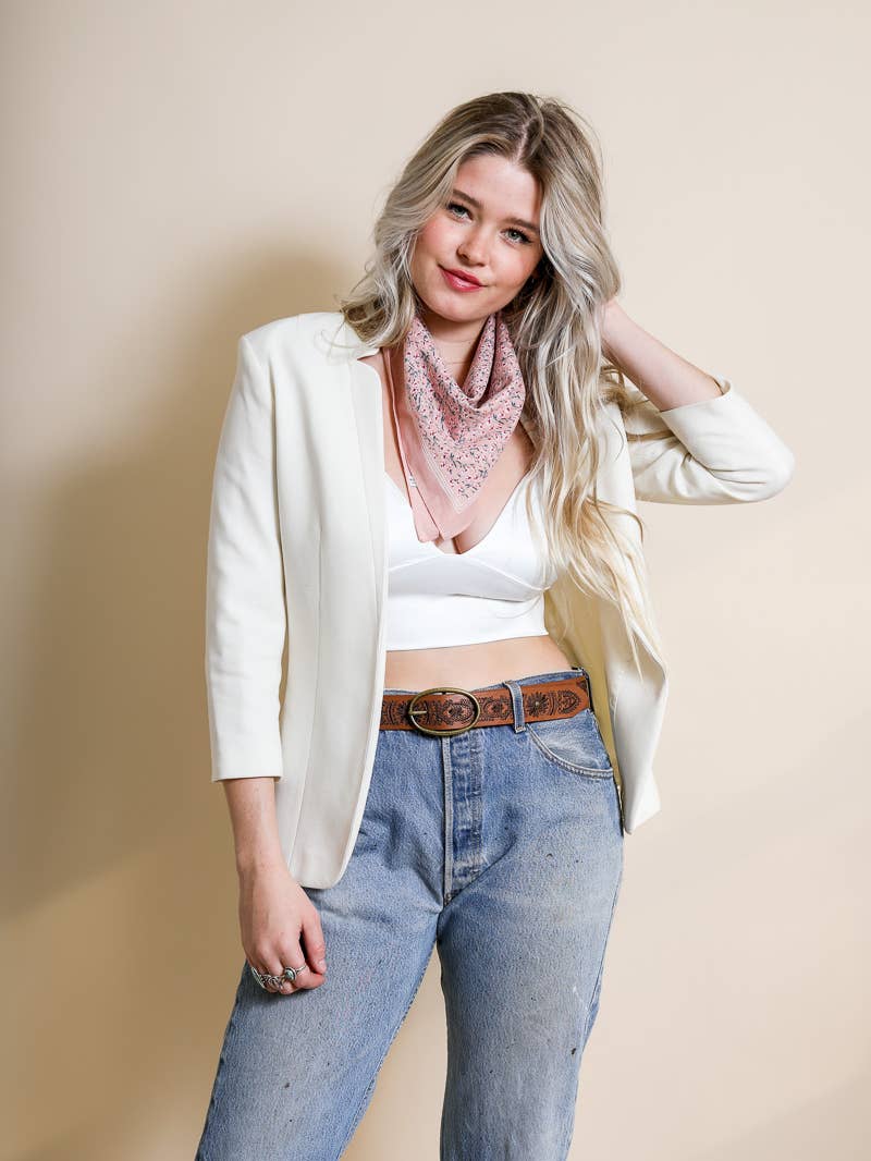 Flower Field Bandana - Rosette