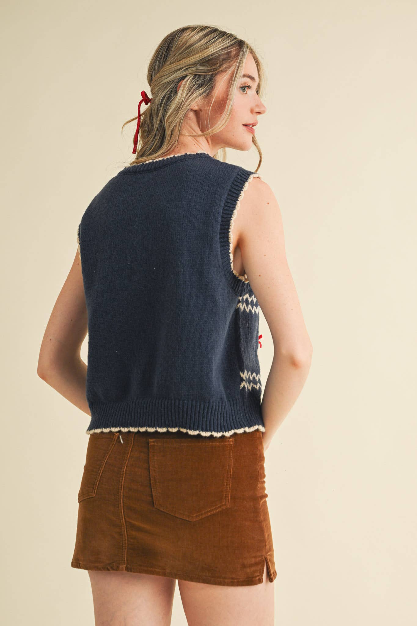 Bears 'n Bows Sweater Vest
