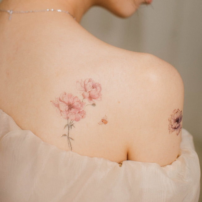 Bee's Garden Temporary Tattoos