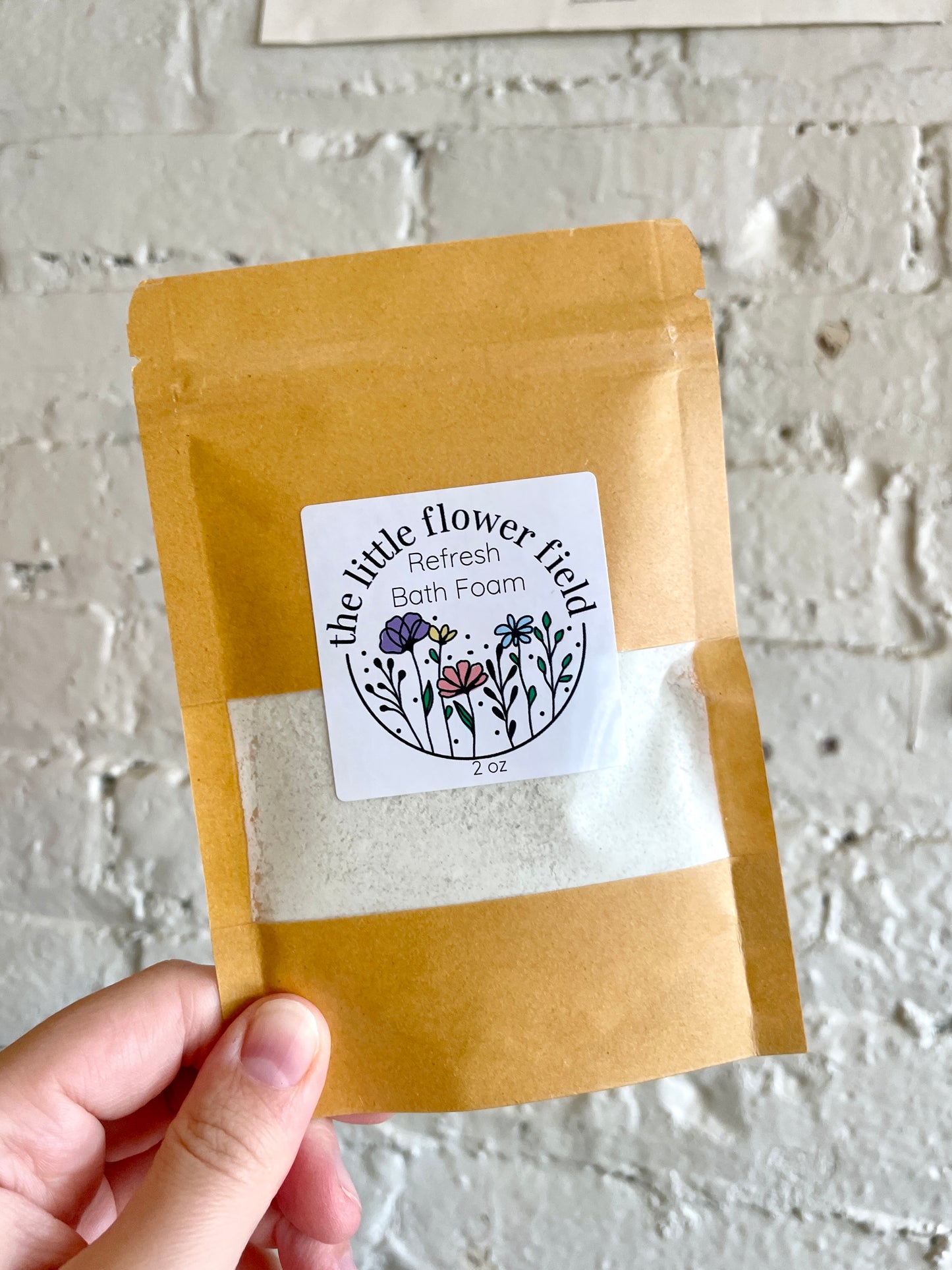 2 oz. Refresh Bath Foam - The Little Flower Field