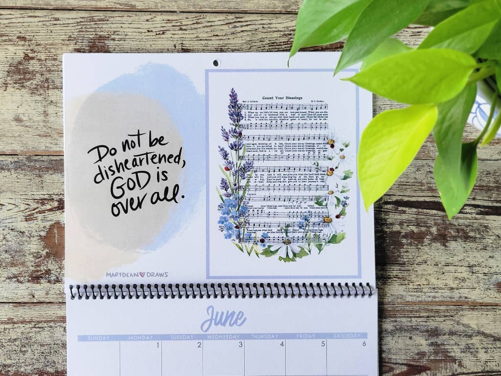 2026 Hymn Calendar: A Year of Praise and Encouragement