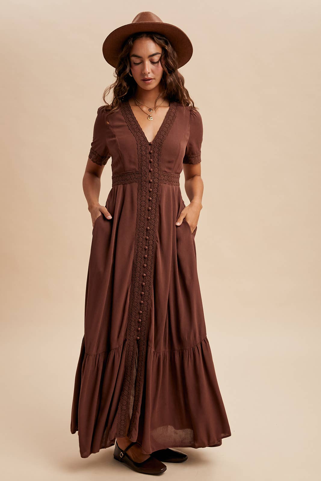 Fairytale Forrest Button-down Maxi Dress