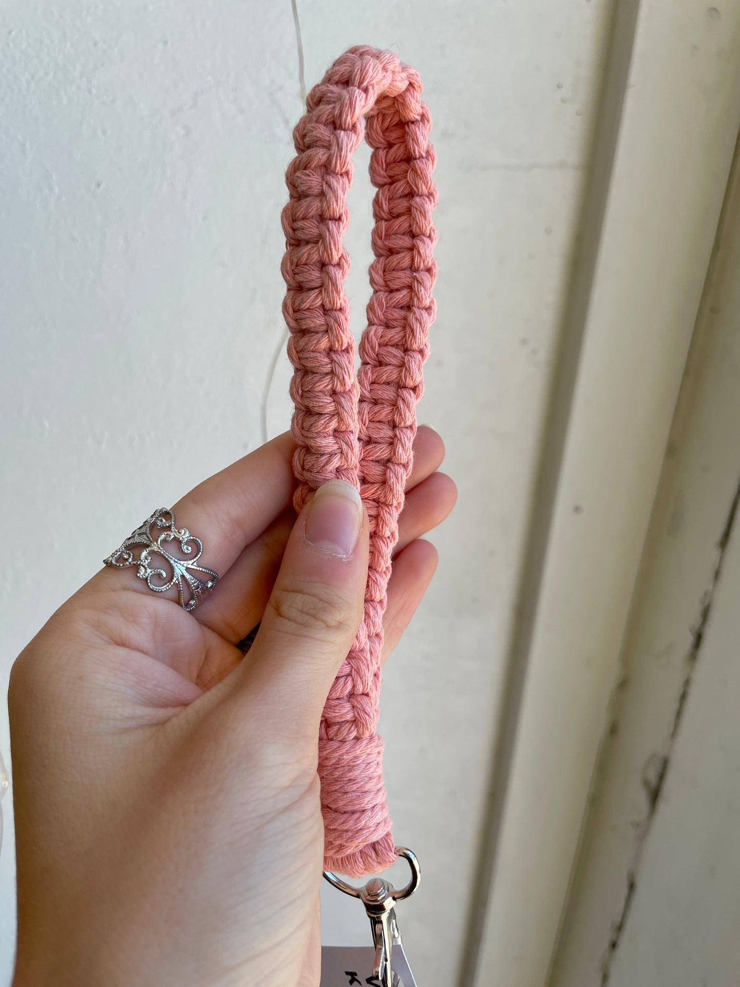 Macrame Wristlet Keychain - Jaybird Lane