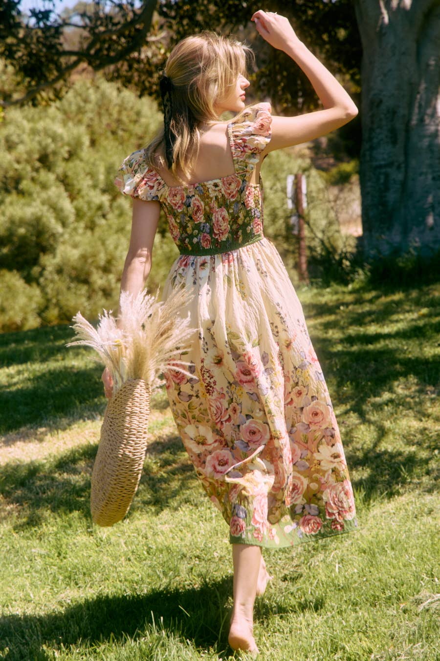Spring Garden Midi Dress