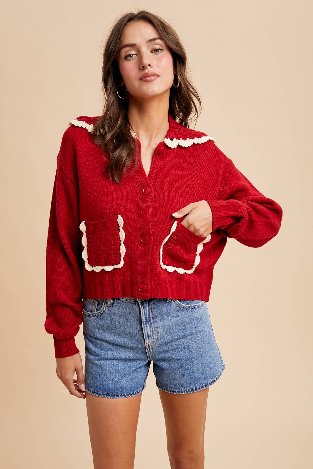 Darling Details Button-up Cardigan