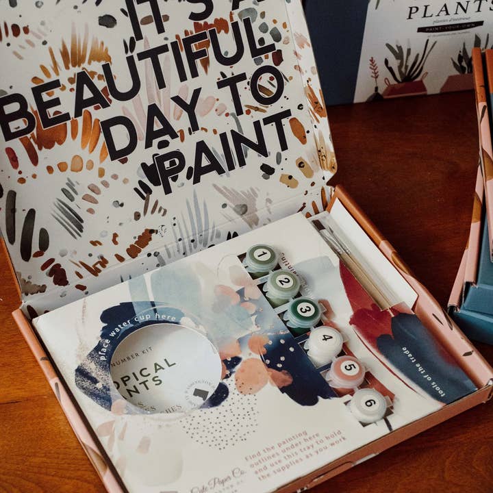 Calm + Bright Paint-By-Number Kit