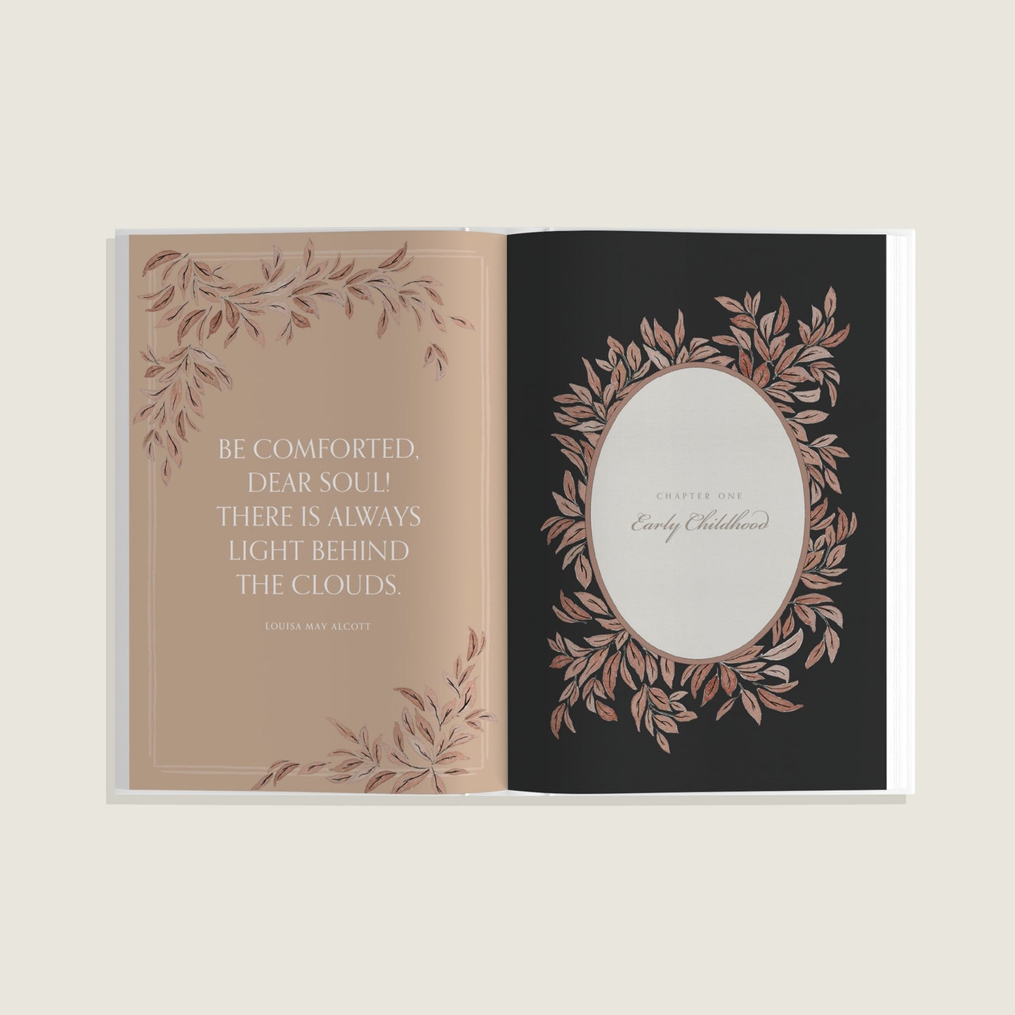 Aunt's Story Linen Guided Journal