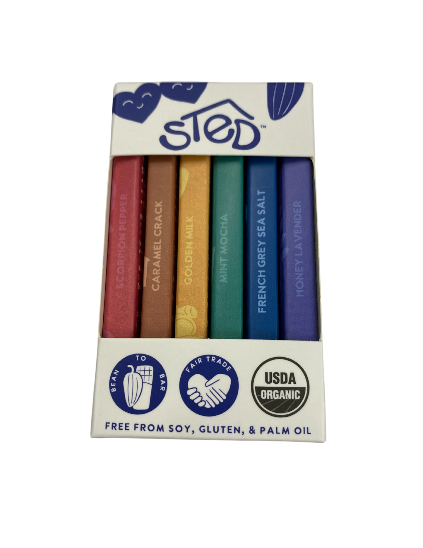 6 Mini Bars Chocolate Gift Pack