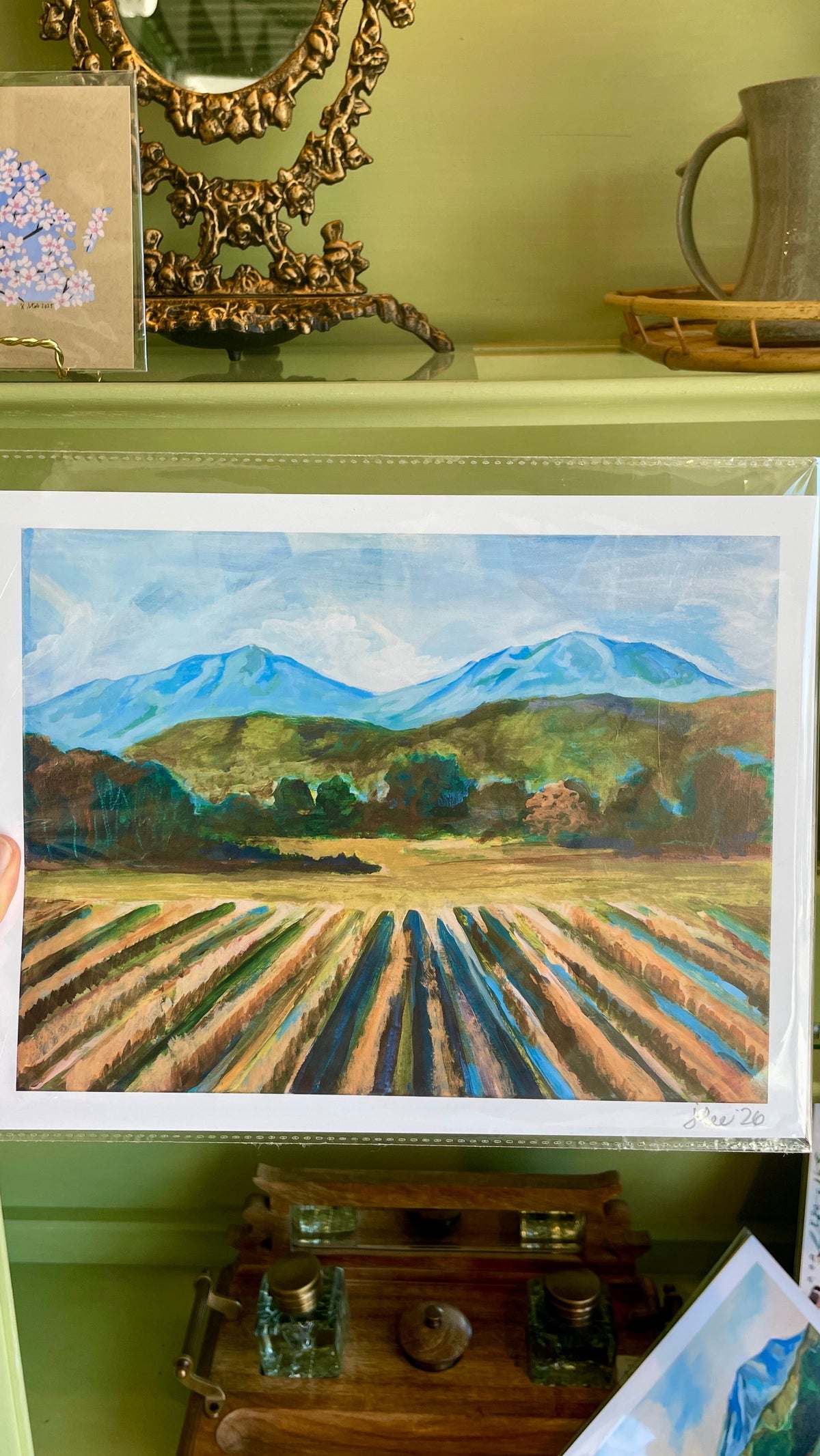 "Peak Season" Landscape Art Print - J Lee Mancier Art