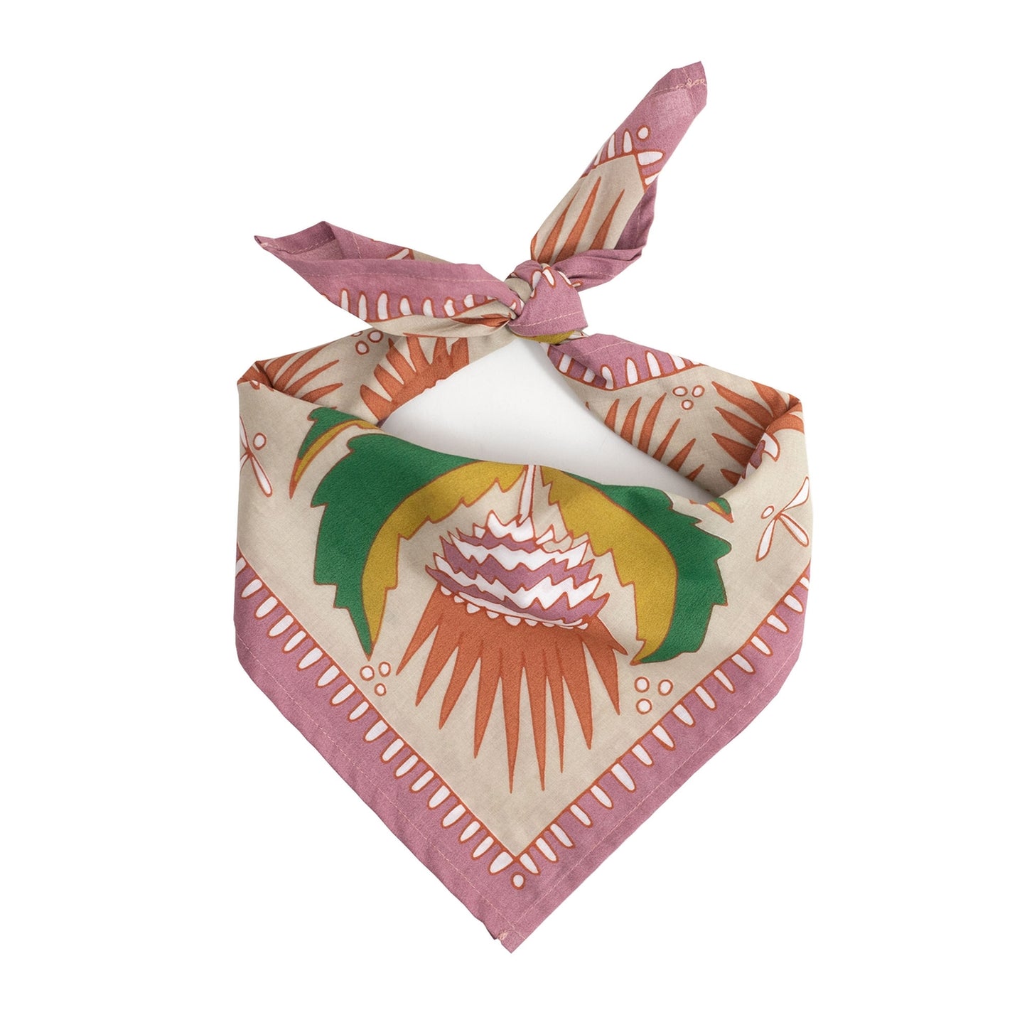 Pink Martha Bandana - 22"