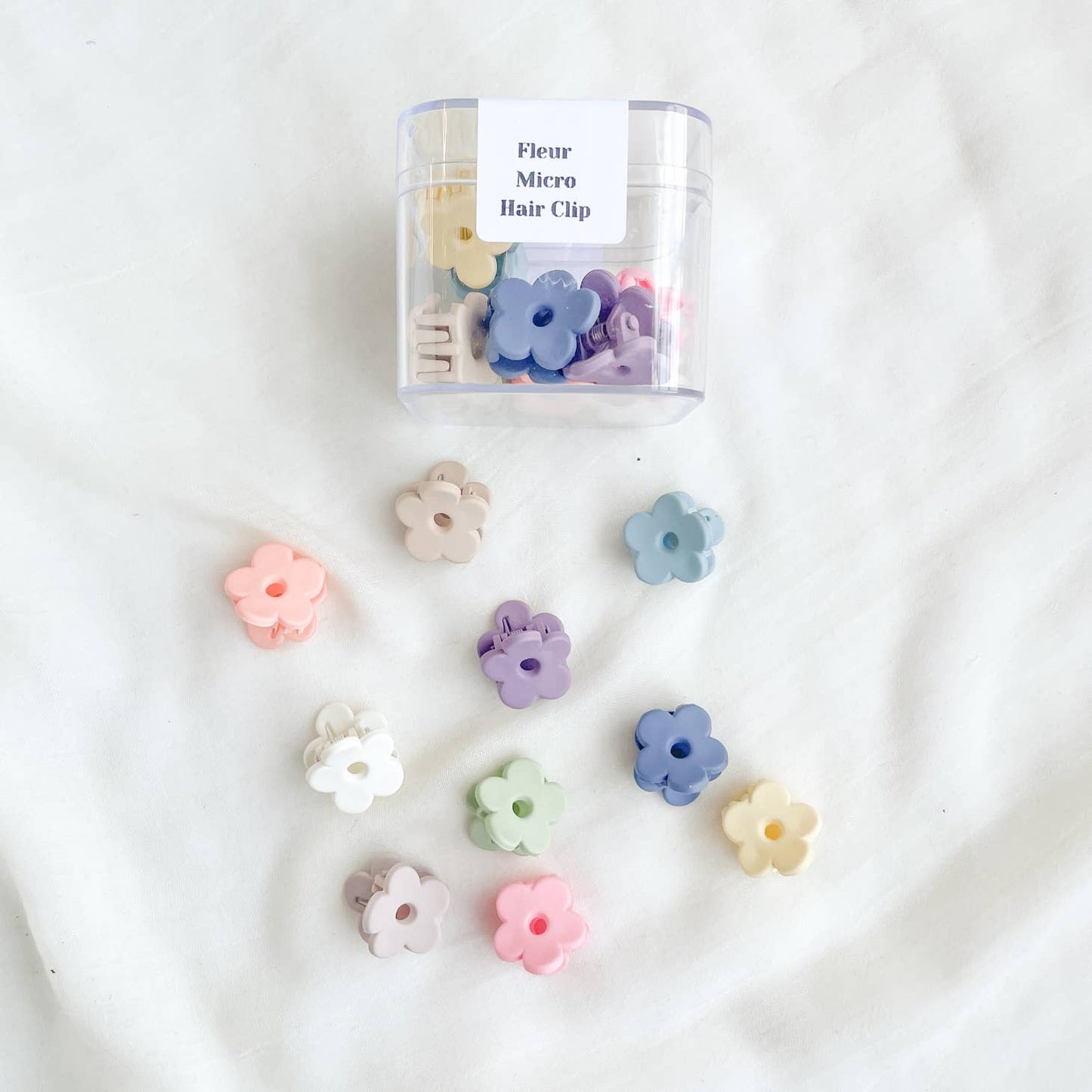 Fleur Micro Hair Clips Box of 10