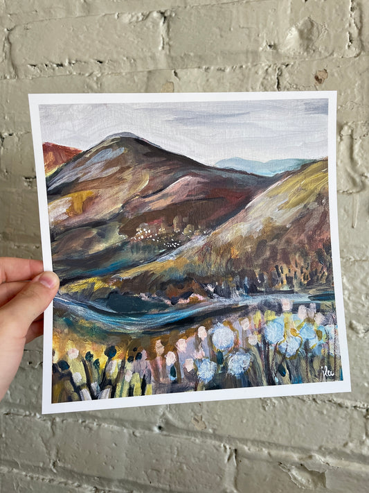 Early Spring II 8x8 -  Landscape Art Print