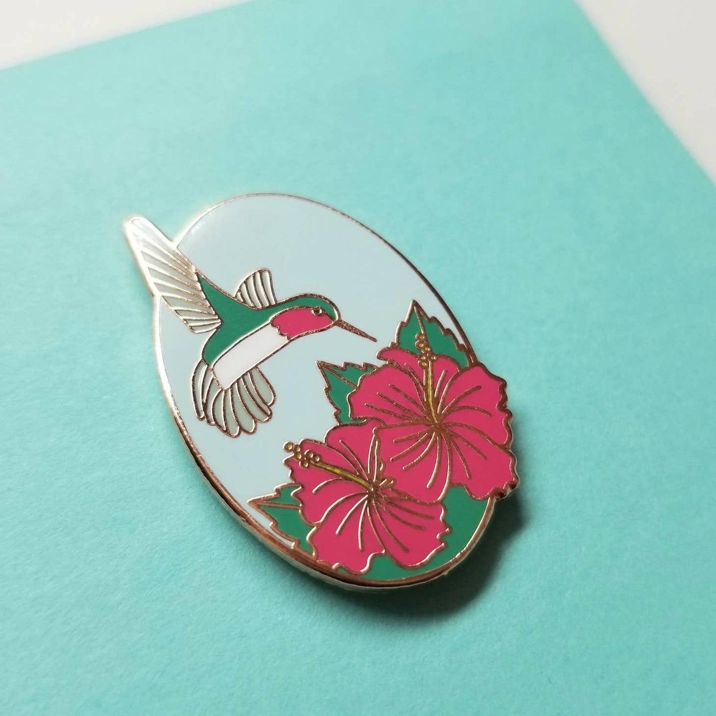 Hummingbird Enamel Needle Minder Magnet