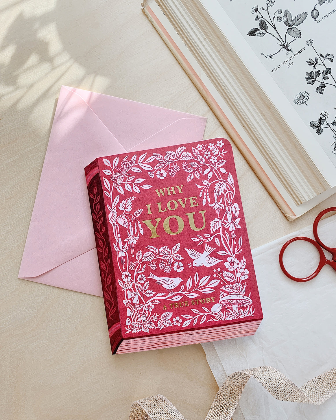 "Why I Love You" Storybook Greeting Card