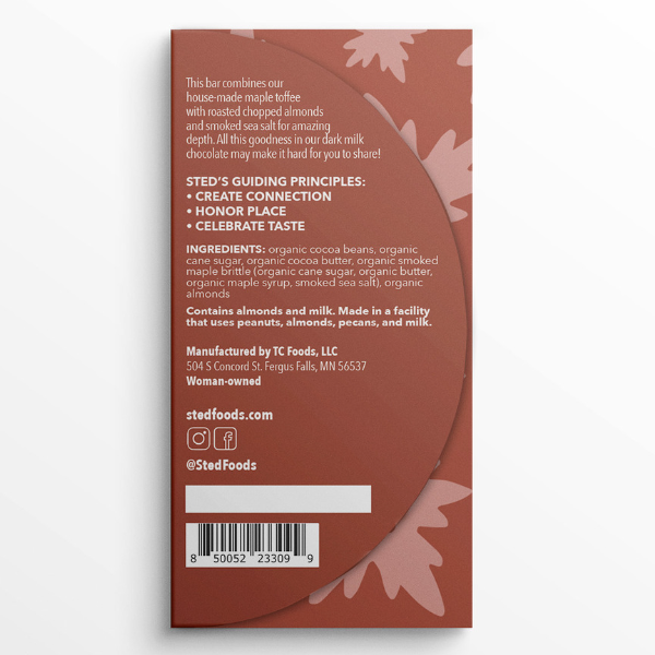 Mini Almond Maple Brittle Chocolate