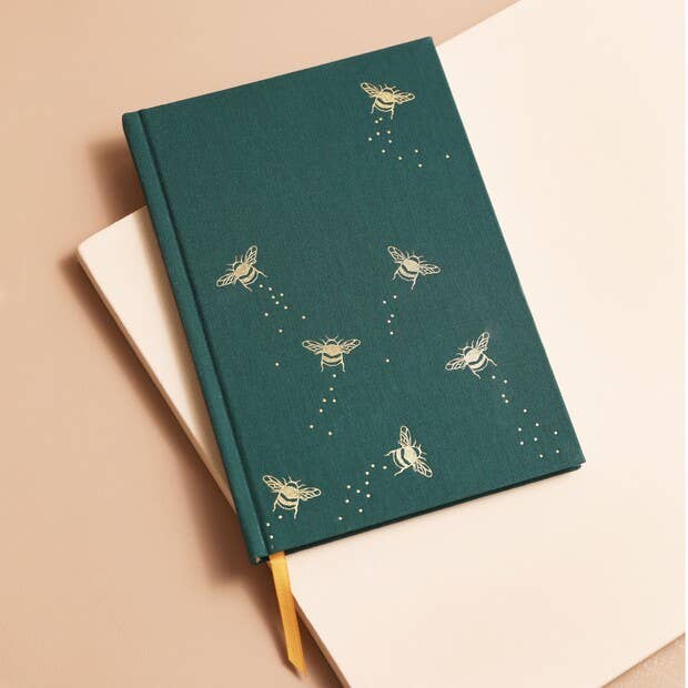 Teal Bee Notebook
