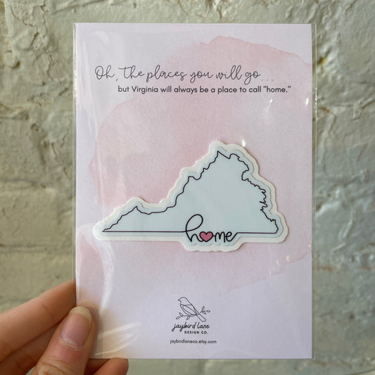 Place to Call Home Virginia Sticker