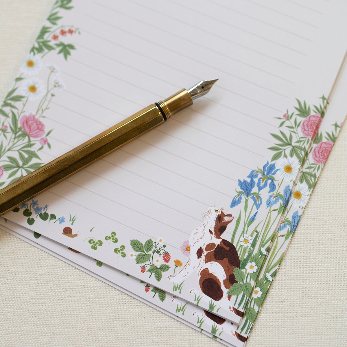 Botanical Letter Writing Set - Garden
