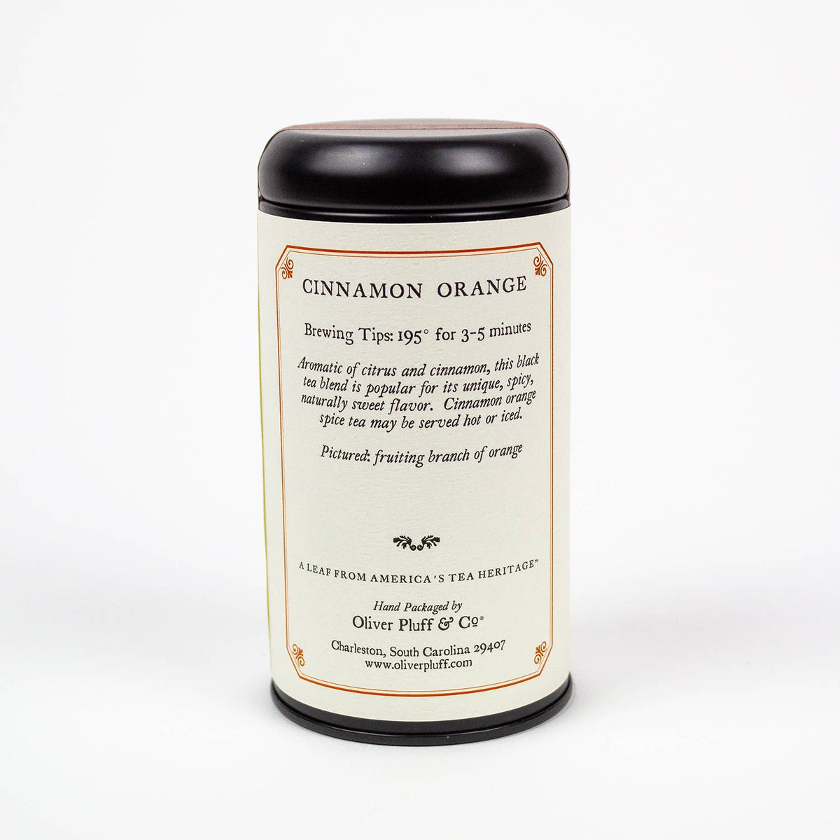 Cinnamon Orange Spice Tea Tin
