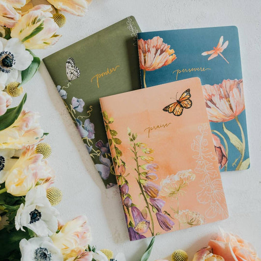 "Pressing In" Inspirational Notebook Set