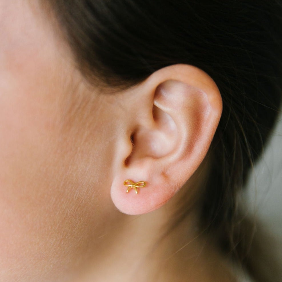 Teeny Bow Nap Earrings