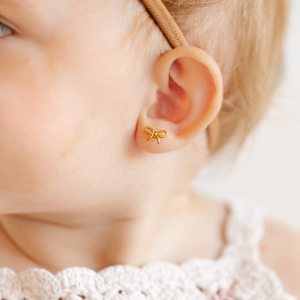 Teeny Bow Nap Earrings