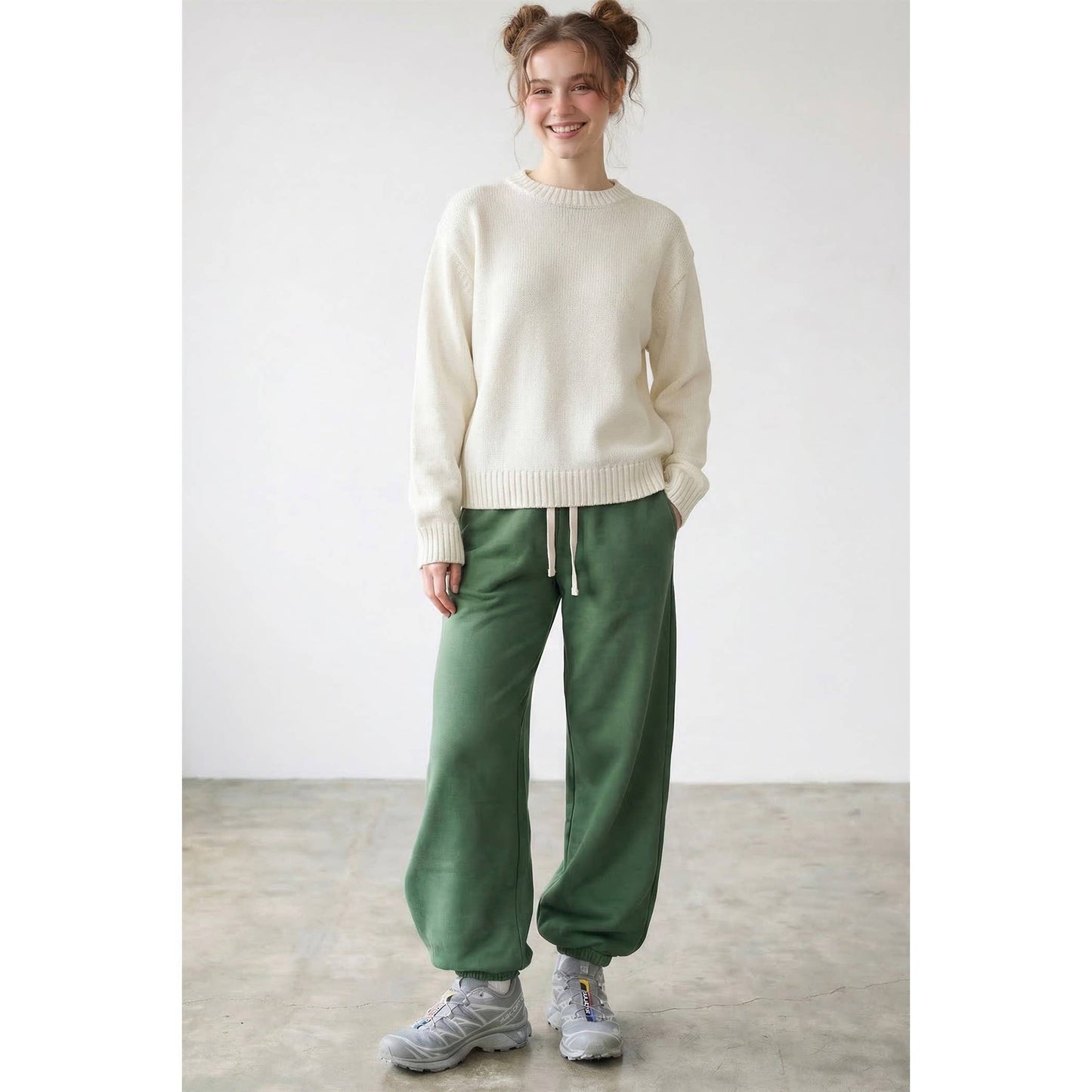 Jasmine Cotton Crewneck Sweater