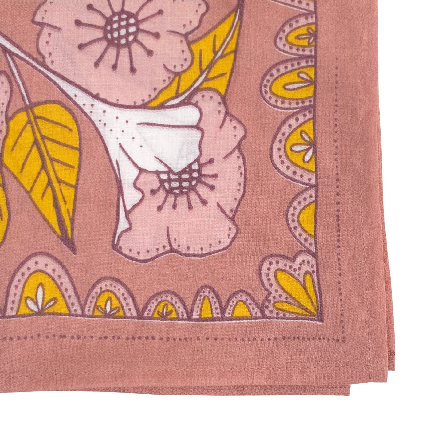 Pink Evangeline Bandana - 22"