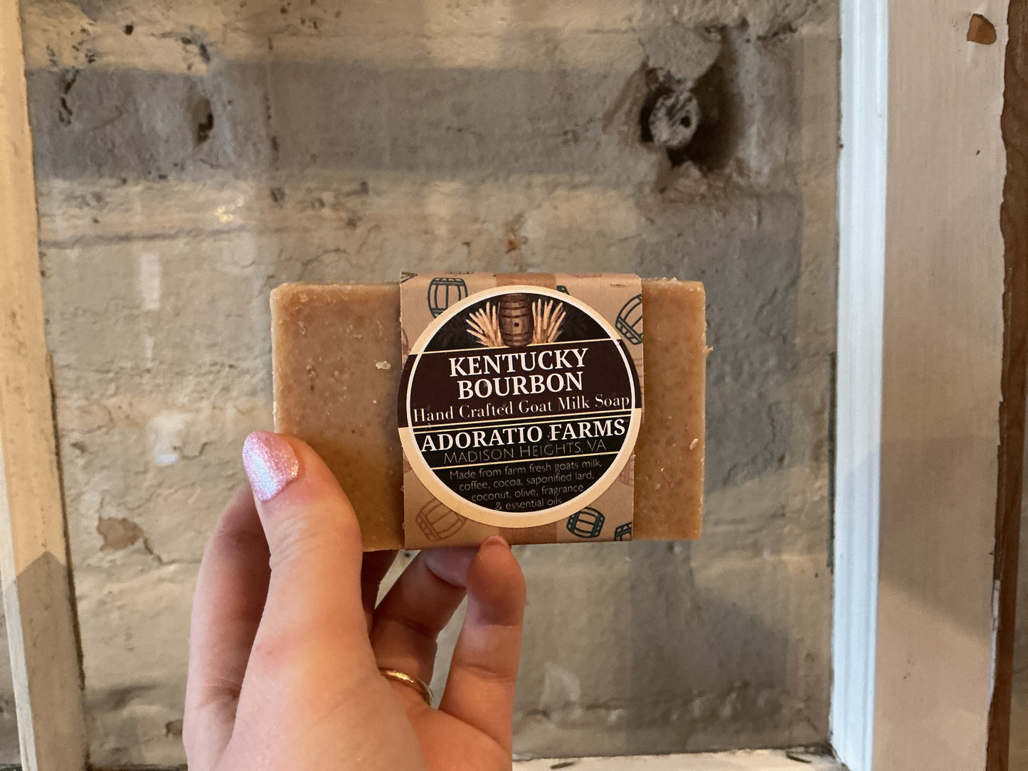 Kentucky Bourbon Goat Milk Soap - Adoratio Farms