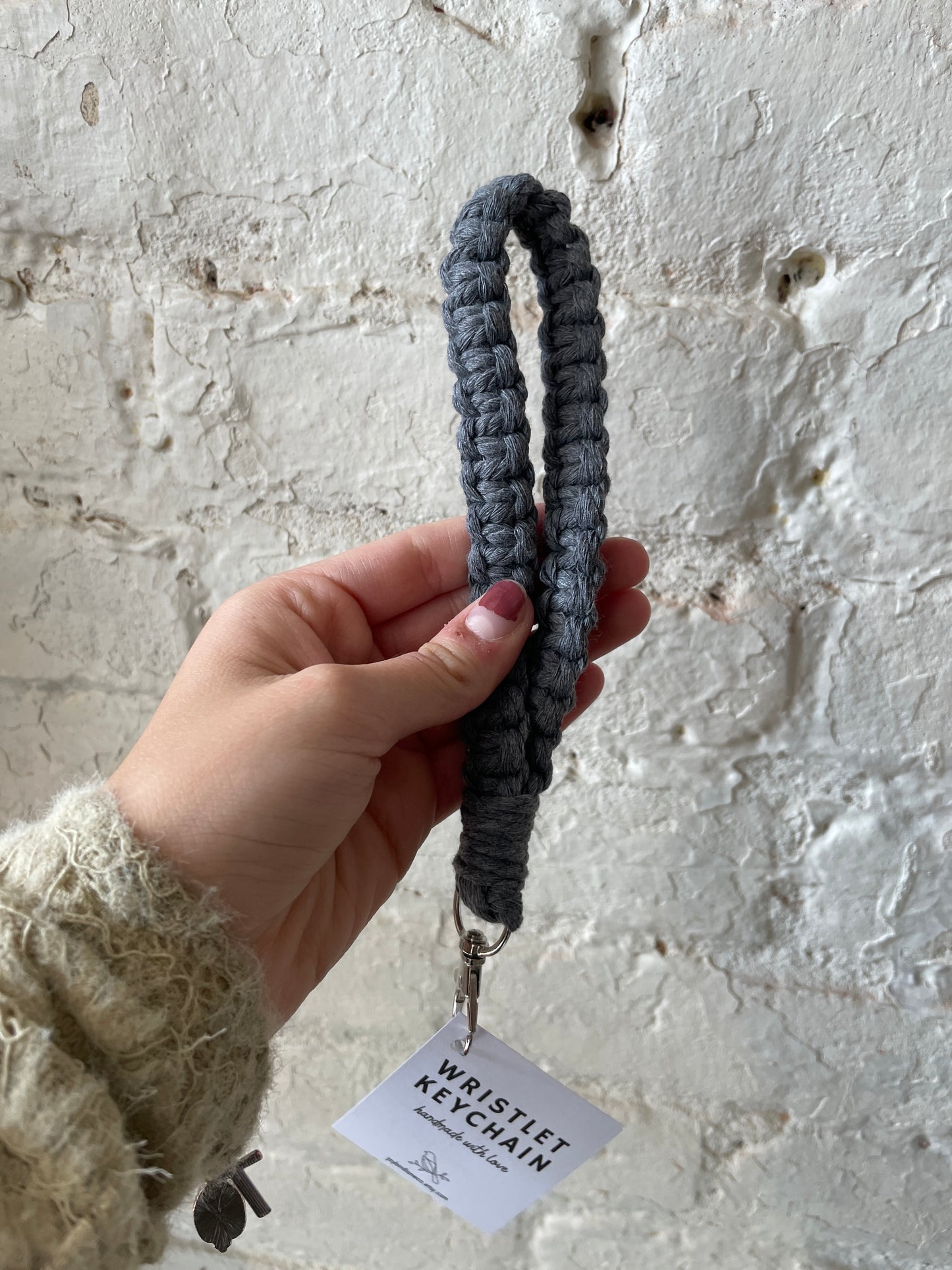 Macrame Wristlet Keychain - Jaybird Lane