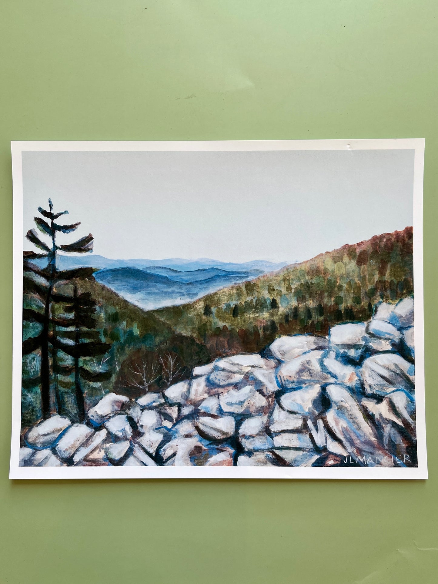 Devil's Marbleyard Landscape Art Print - J Lee Mancier Art