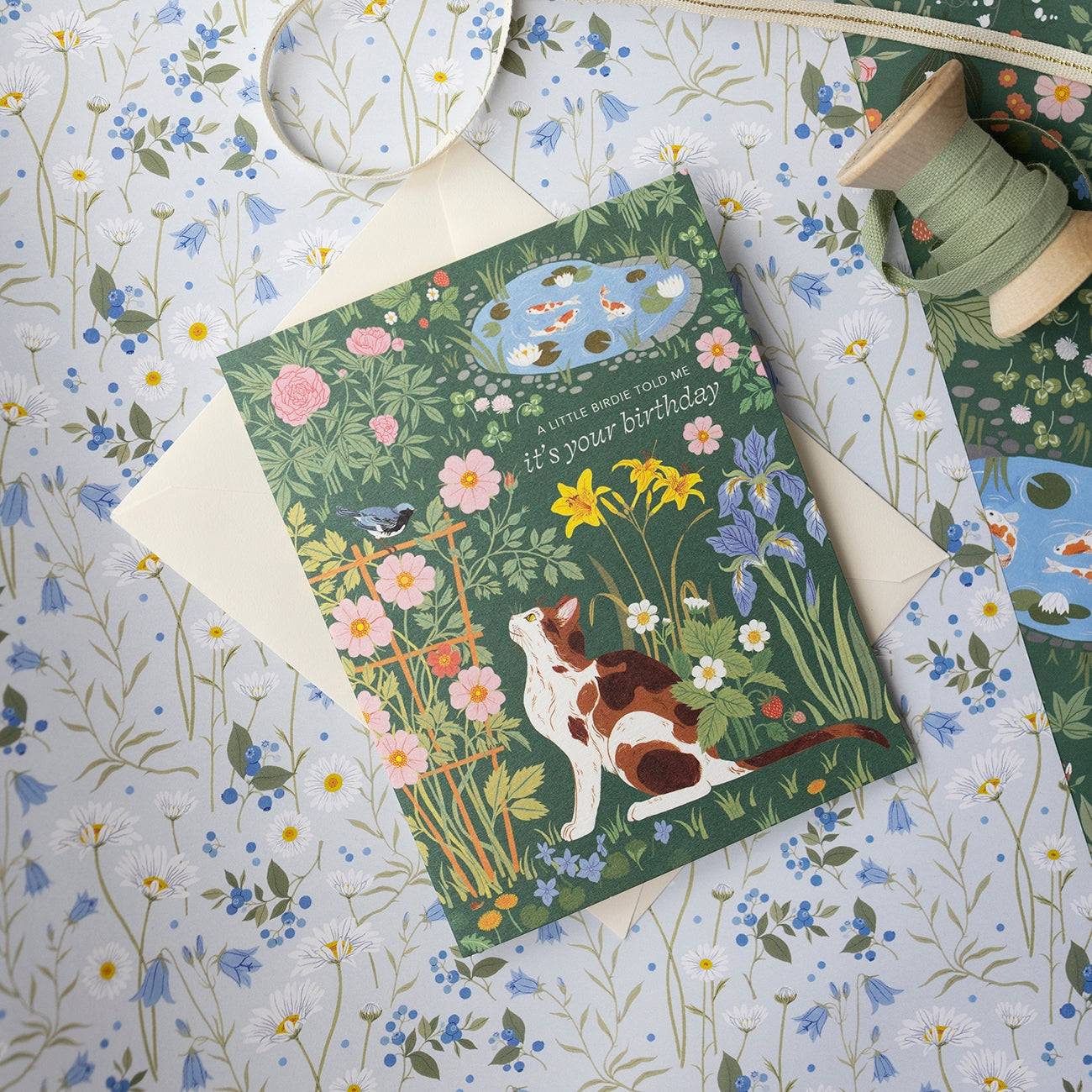 “A Little Birdie Told Me” Birthday Card