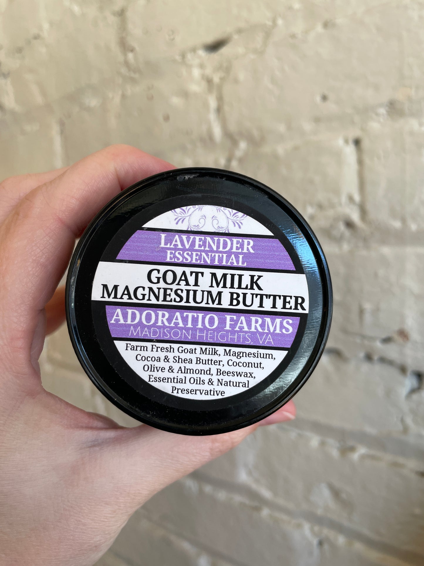 Lavender Magnesium Goat Milk Body Butter - Adoratio Farms
