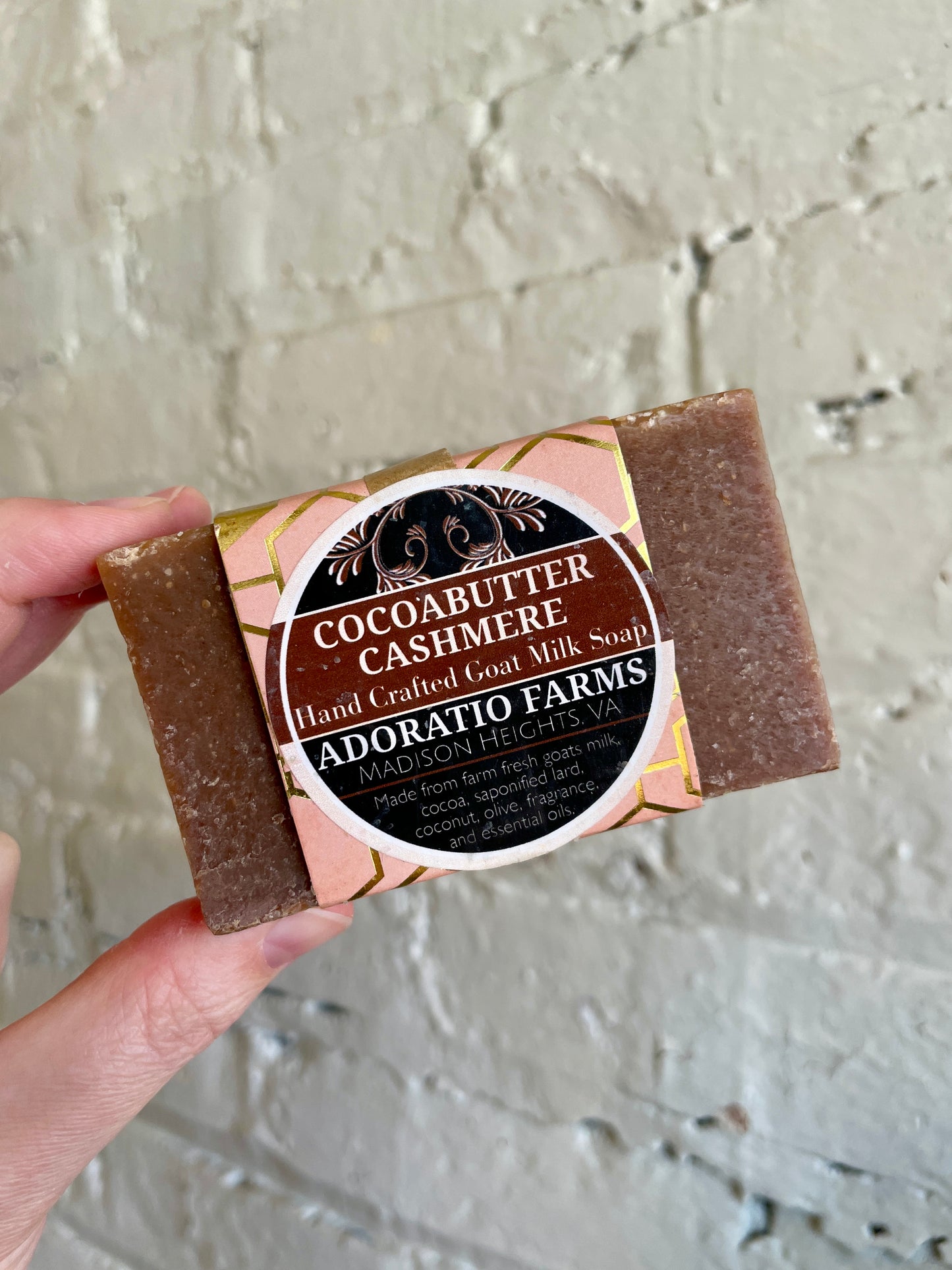 Cocoabutter Cashmere Goat Milk Soap - Adoratio Farms