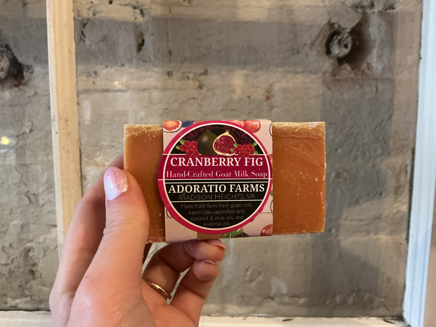 Cranberry Fig Goat Milk Soap - Adoratio Farms