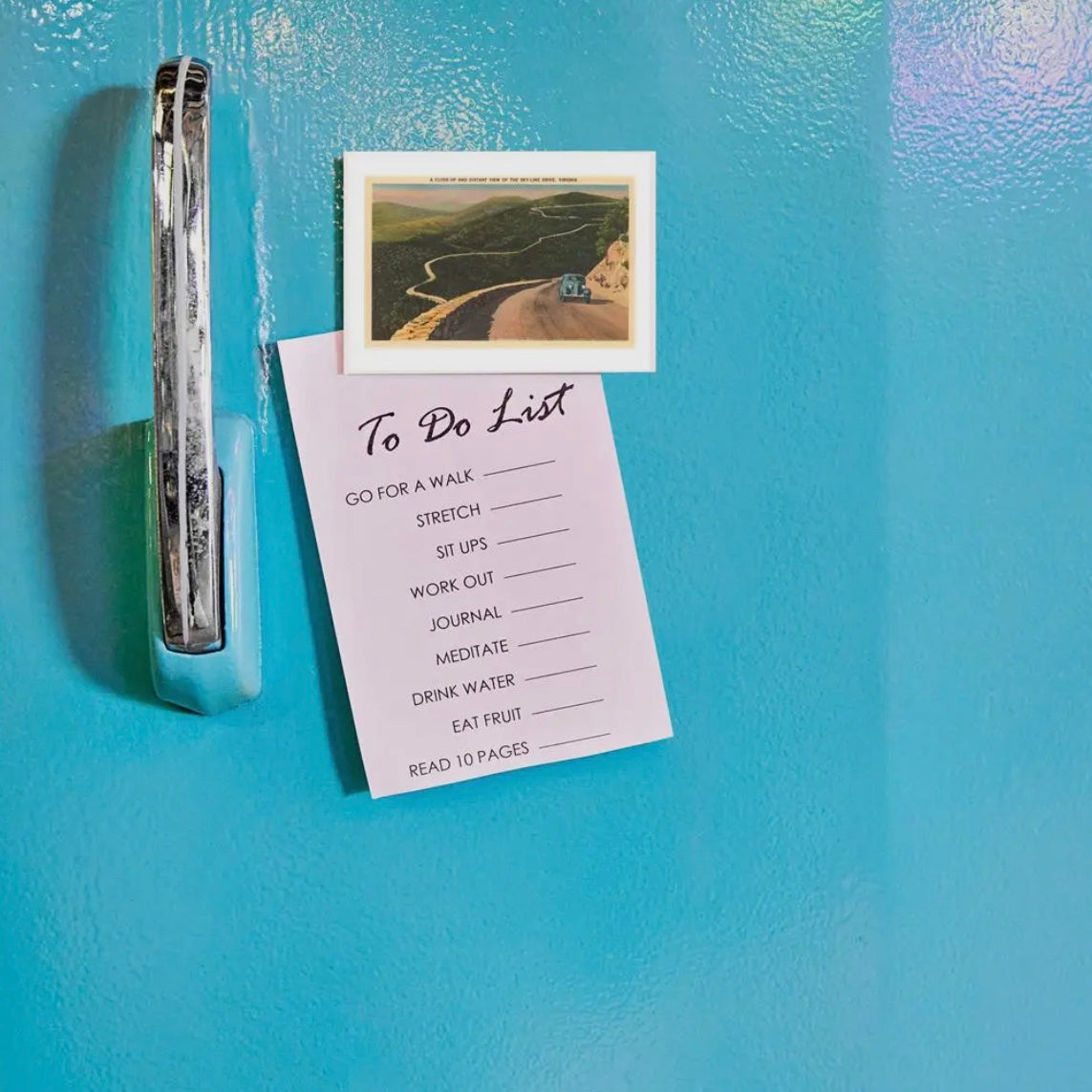 View Over Skyline Drive Vintage Magnet