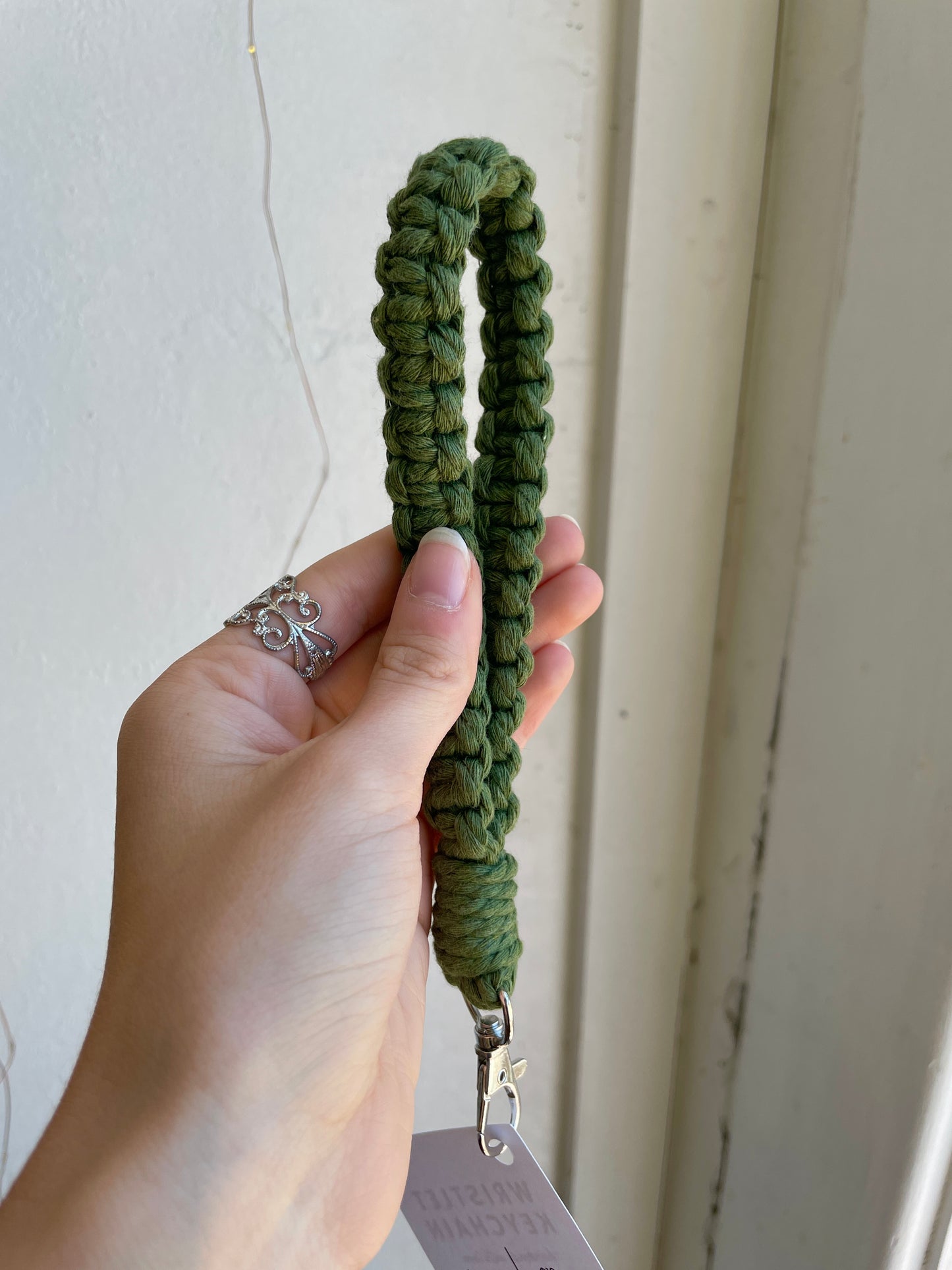 Macrame Wristlet Keychain - Jaybird Lane